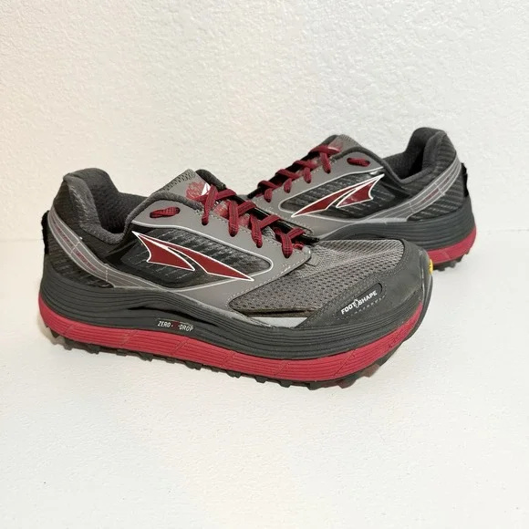 Altra | Shoes | Altra Olympus 25 Shoes Mens Us 9 Gray Red  display picture 1